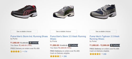 puma shoes discount sale india