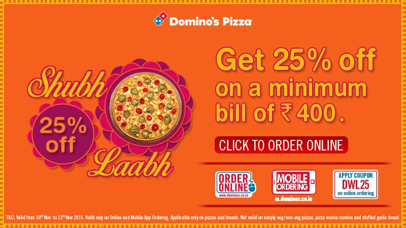 dominos coupons 25 off