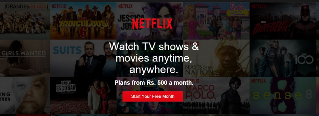 Netflix India Launch Offer - First Month FREE Trial - Watch TV & Movies ...