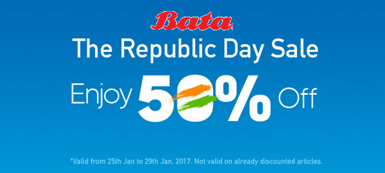 Bata Coupon: Flat 50% OFF on BATA 