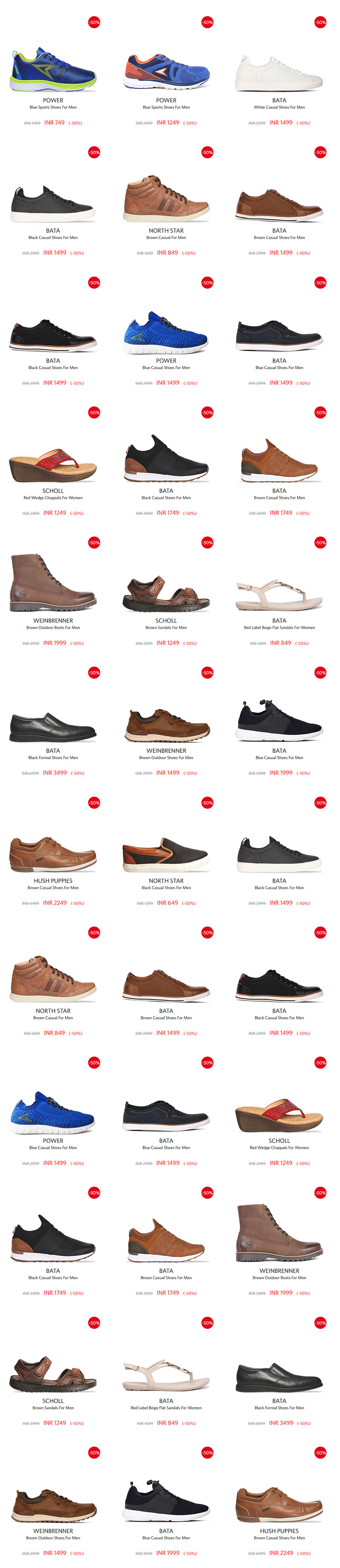 bata shoes sale 2019 with price