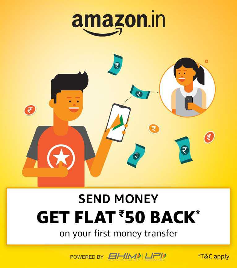 Amazon Pay Rs 50 Cashback